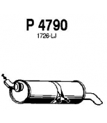 FENNO STEEL - P4790 - Глушитель PEUGEOT 307 1.6 02-